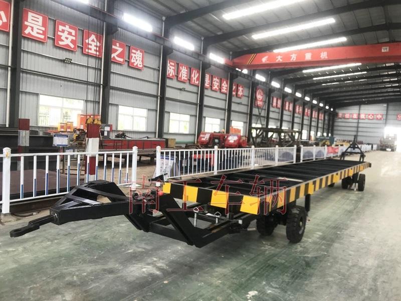 10吨骨架球友会(中国) 双牵引集装箱用全挂车