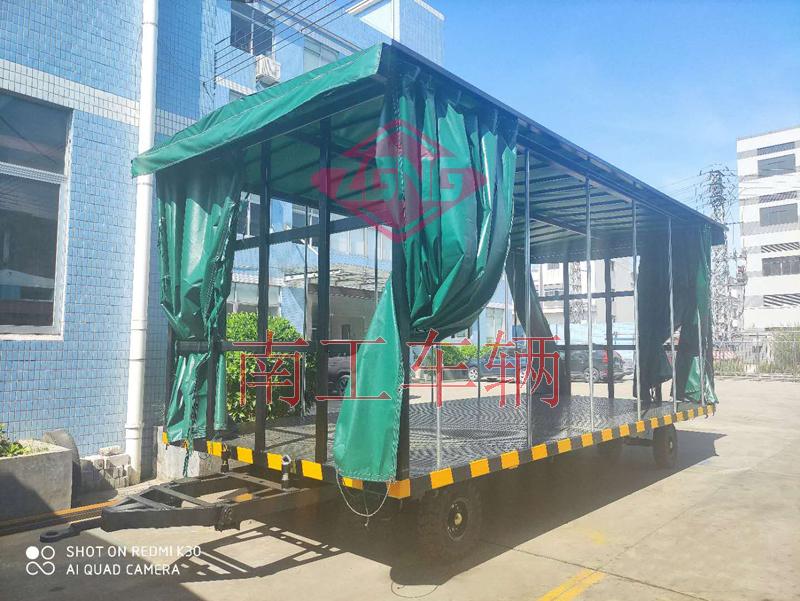 15吨雨篷双牵引球友会(中国)篷式工具周转拖车